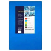 Chefs Larder Hygiene Chopping Board Blue 45x30cm (Case of 10)  Adomoo